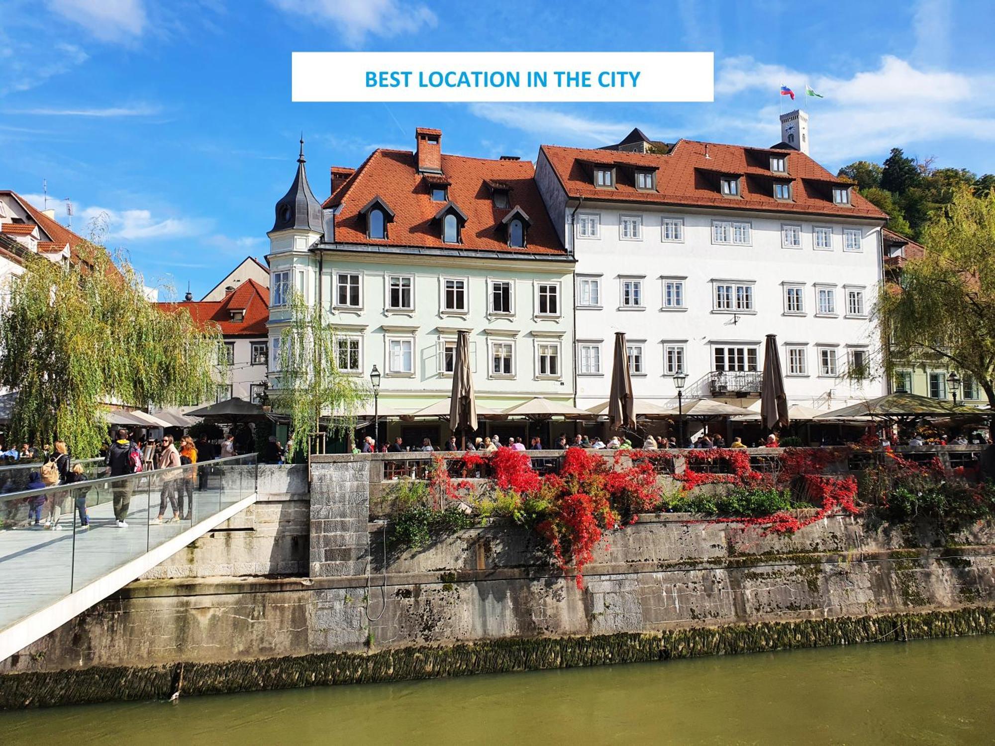 Riverside Elegance Ljubljana Bagian luar foto